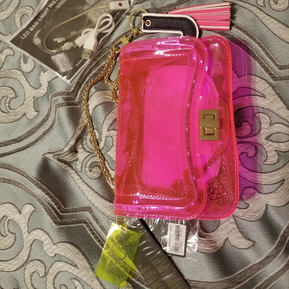 See through shoulder bag